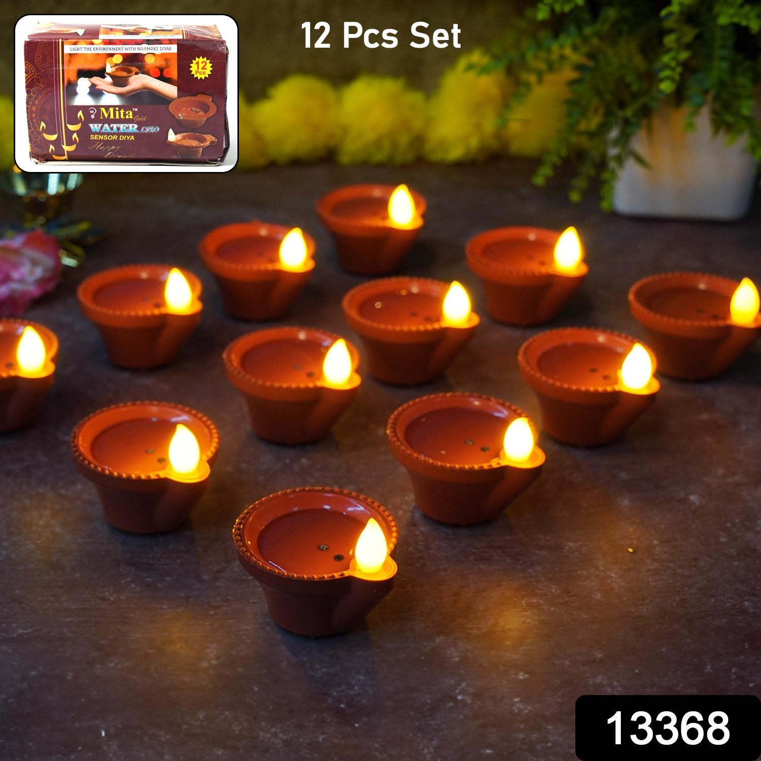 AquaGlow Water Sensor Diya AquaGlow Water Sensor Diya